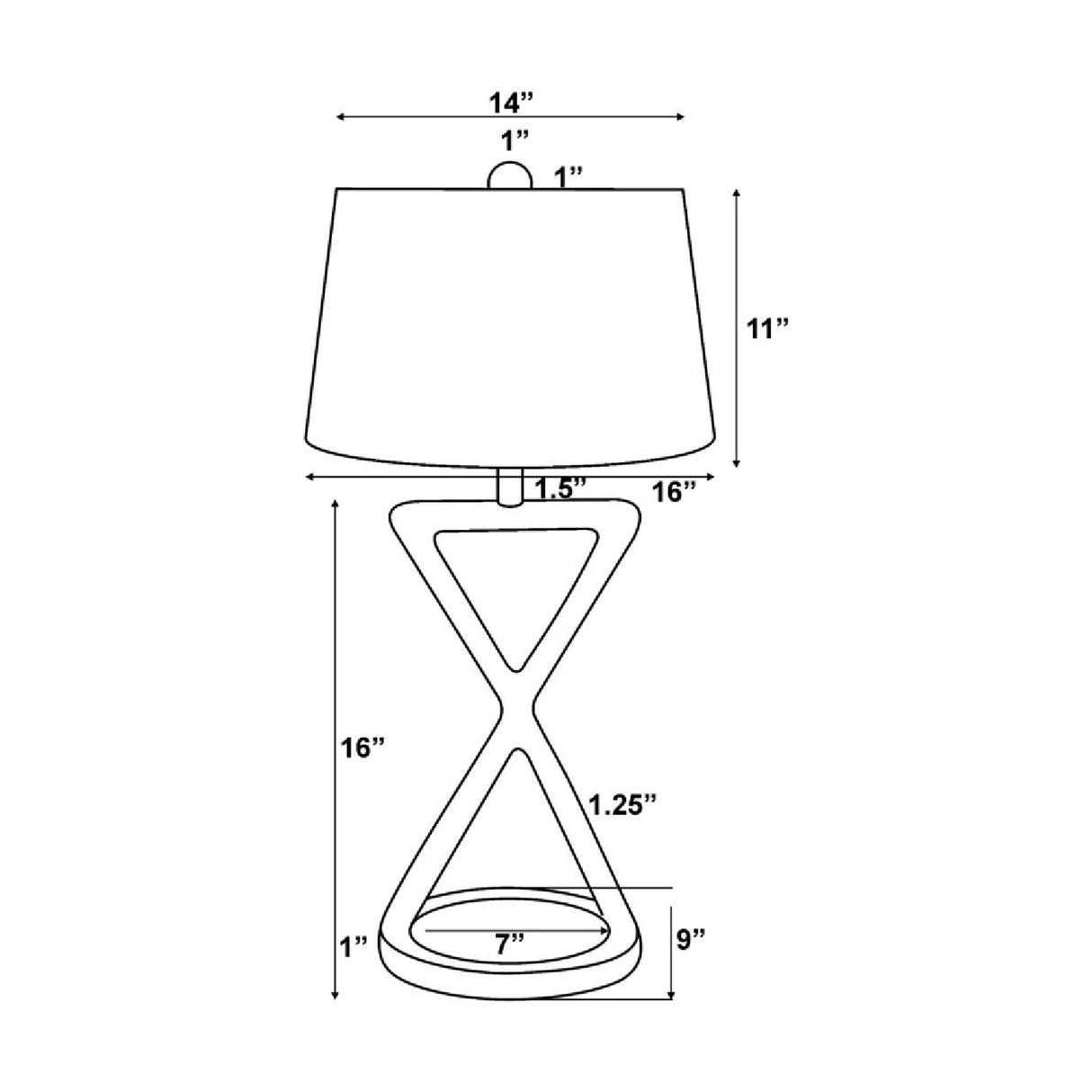  Modern European furniture - Crisscross Aluminum Accent Table Lamp - www.oroa.com | Oroa.com