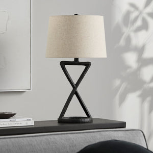   Modern European furniture - Crisscross Aluminum Accent Table Lamp - www.oroa.com | Oroa.com
