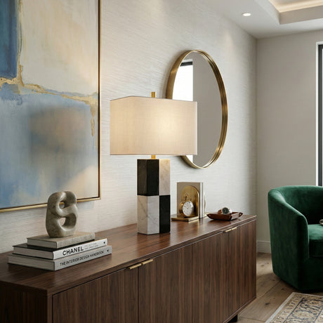   Modern European furniture - Marble Base Accent Table Lamp - www.oroa.com | Oroa.com