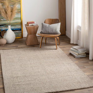   Modern European furniture - Gray Wool Round Carpet - www.oroa.com | Oroa.com