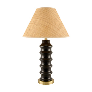   Modern European furniture - Black Ceramic Seagrass Table Lamp - www.oroa.com | Oroa.com