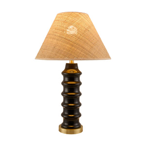   Modern European furniture - Black Ceramic Seagrass Table Lamp - www.oroa.com | Oroa.com