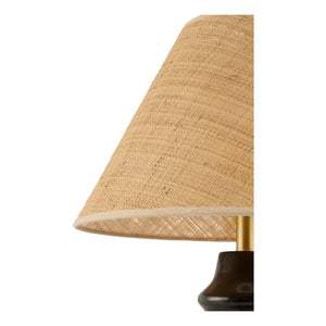   Modern European furniture - Black Ceramic Seagrass Table Lamp - www.oroa.com | Oroa.com