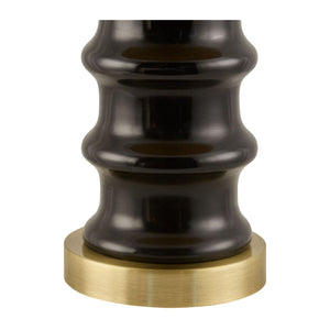   Modern European furniture - Black Ceramic Seagrass Table Lamp - www.oroa.com | Oroa.com
