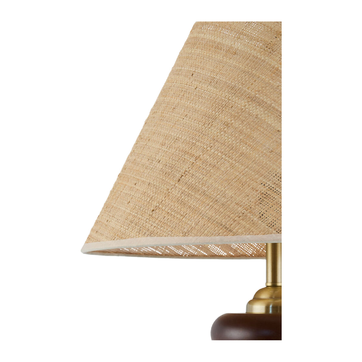   Modern European furniture - Brown Wooden Seagrass Table Lamp - www.oroa.com | Oroa.com