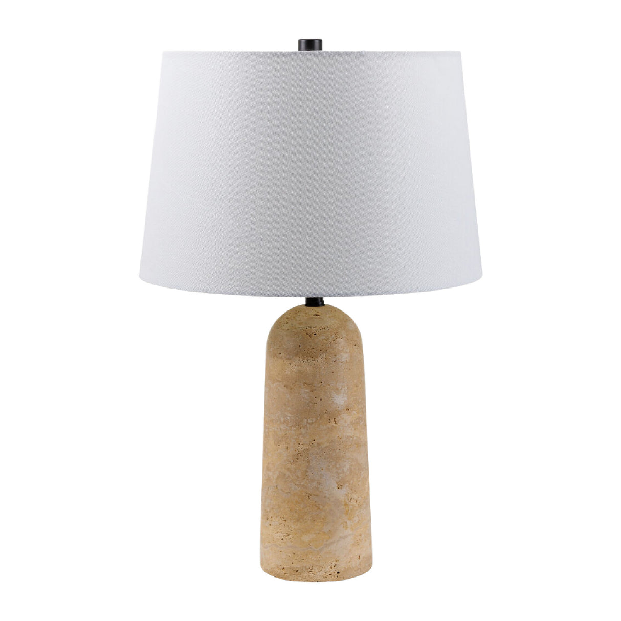   Modern European furniture - Travertine Base Accent Table Lamp - www.oroa.com | Oroa.com