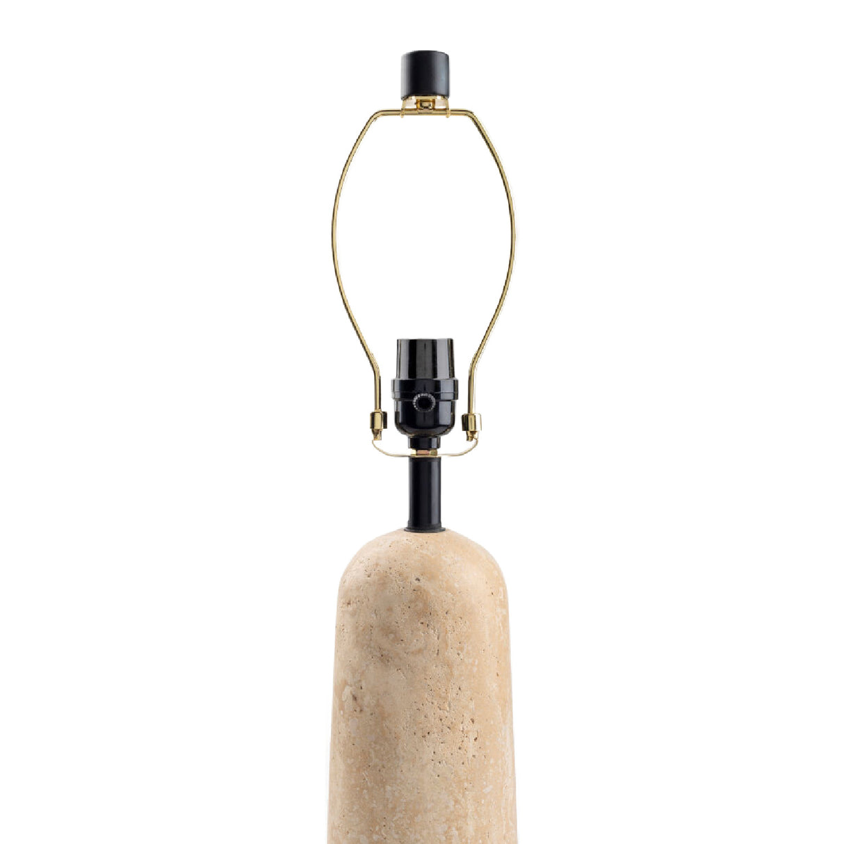   Modern European furniture - Travertine Base Accent Table Lamp - www.oroa.com | Oroa.com