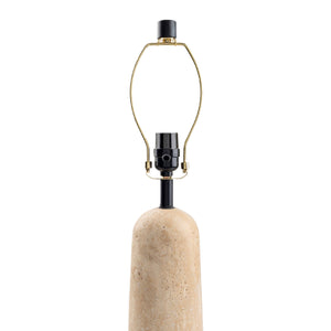   Modern European furniture - Travertine Base Accent Table Lamp - www.oroa.com | Oroa.com