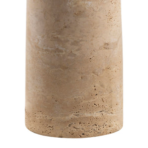   Modern European furniture - Travertine Base Accent Table Lamp - www.oroa.com | Oroa.com