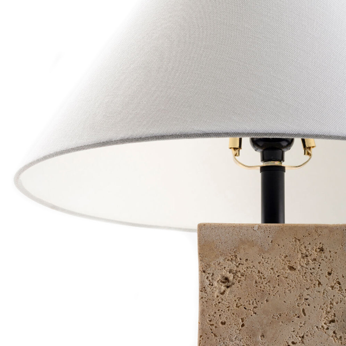   Modern European furniture - Beige Travertine Table Lamp - www.oroa.com | Oroa.com