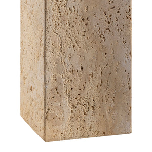   Modern European furniture - Beige Travertine Table Lamp - www.oroa.com | Oroa.com