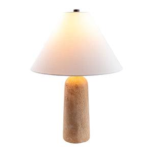   Modern European furniture - Empire Shade Travertine Table Lamp - www.oroa.com | Oroa.com