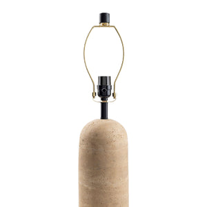   Modern European furniture - Empire Shade Travertine Table Lamp - www.oroa.com | Oroa.com