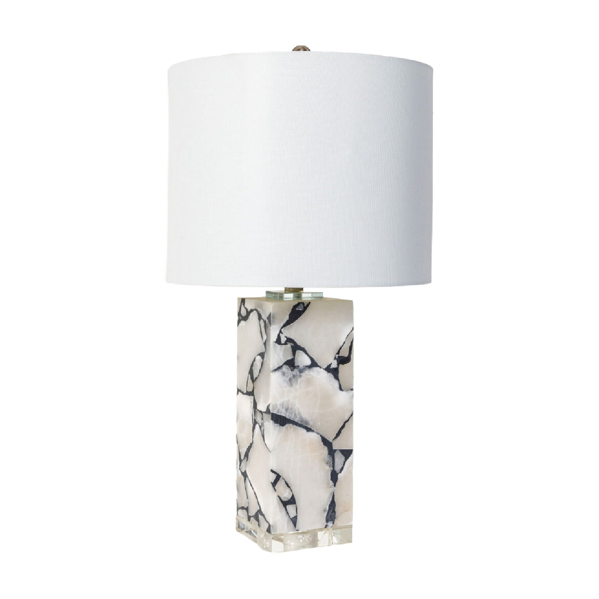   Modern European furniture - White Marble Accent Table Lamp - www.oroa.com | Oroa.com