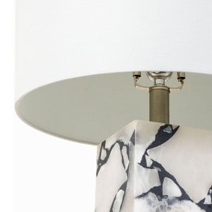   Modern European furniture - White Marble Accent Table Lamp - www.oroa.com | Oroa.com