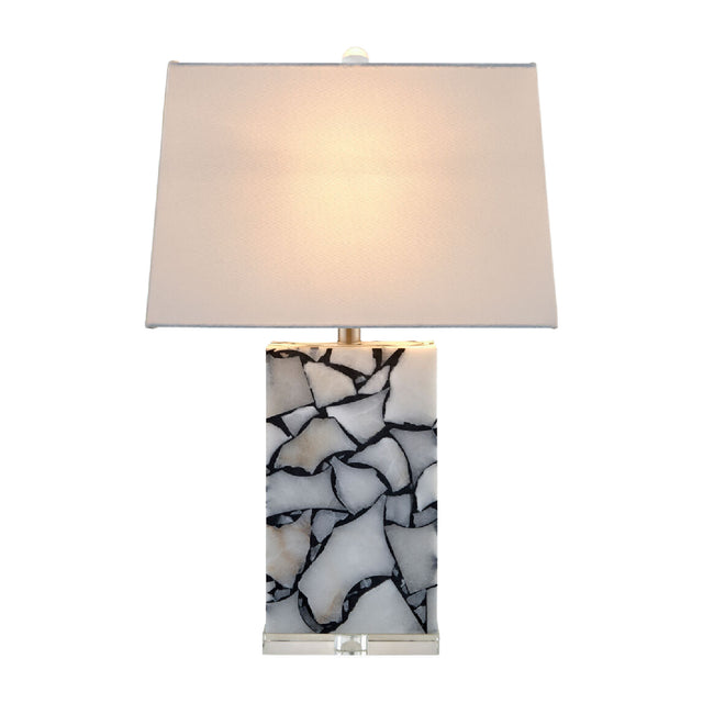 Modern European furniture - Marbled Stone Table Lamp - www.oroa.com