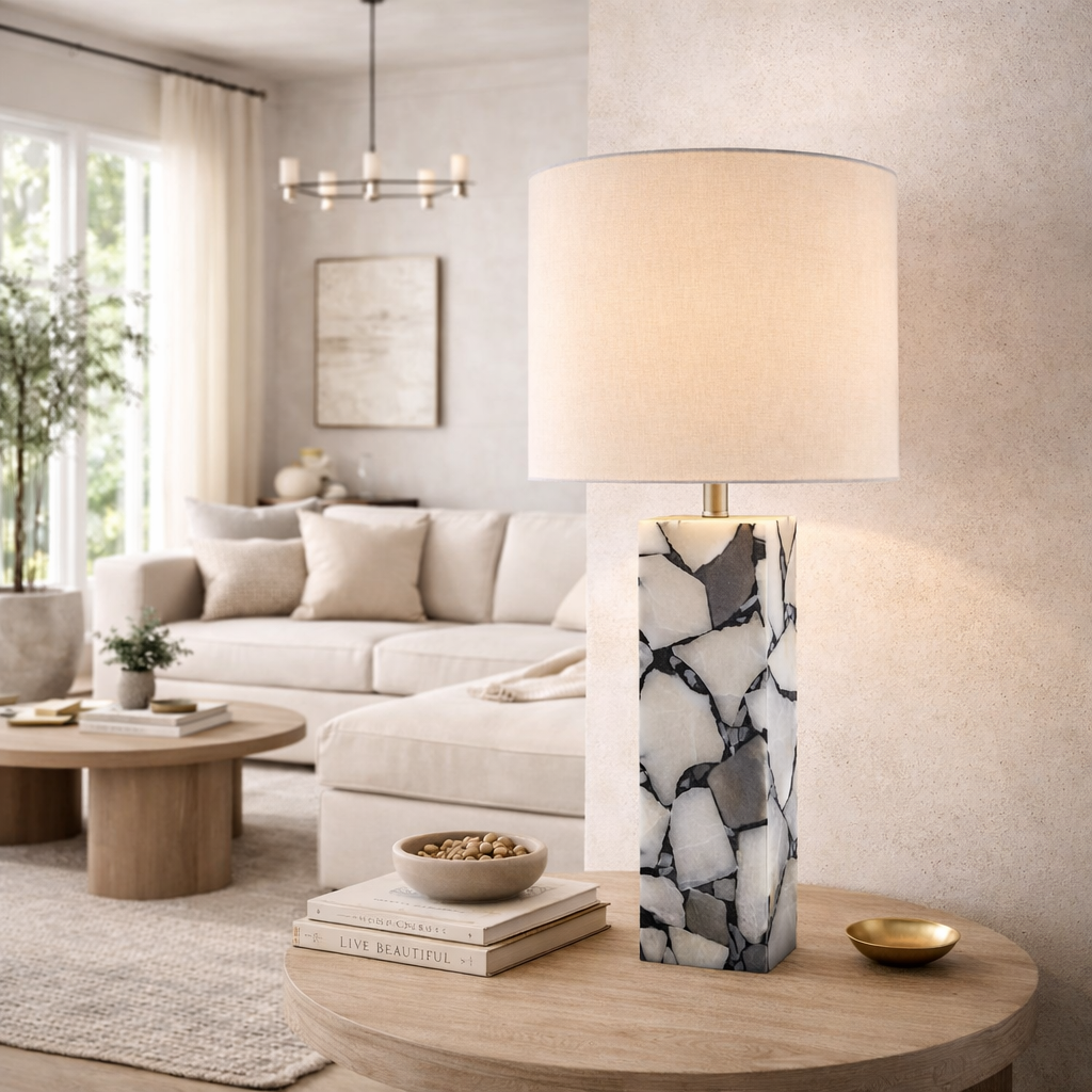   Modern European furniture - Burnished Gray Table Lamp - www.oroa.com | Oroa.com