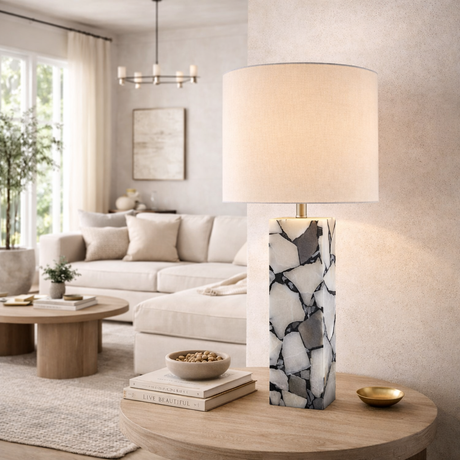   Modern European furniture - Burnished Gray Table Lamp - www.oroa.com | Oroa.com