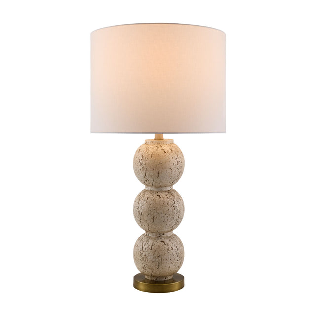 Modern European furniture - Cream Sphere Base Table Lamp - www.oroa.com