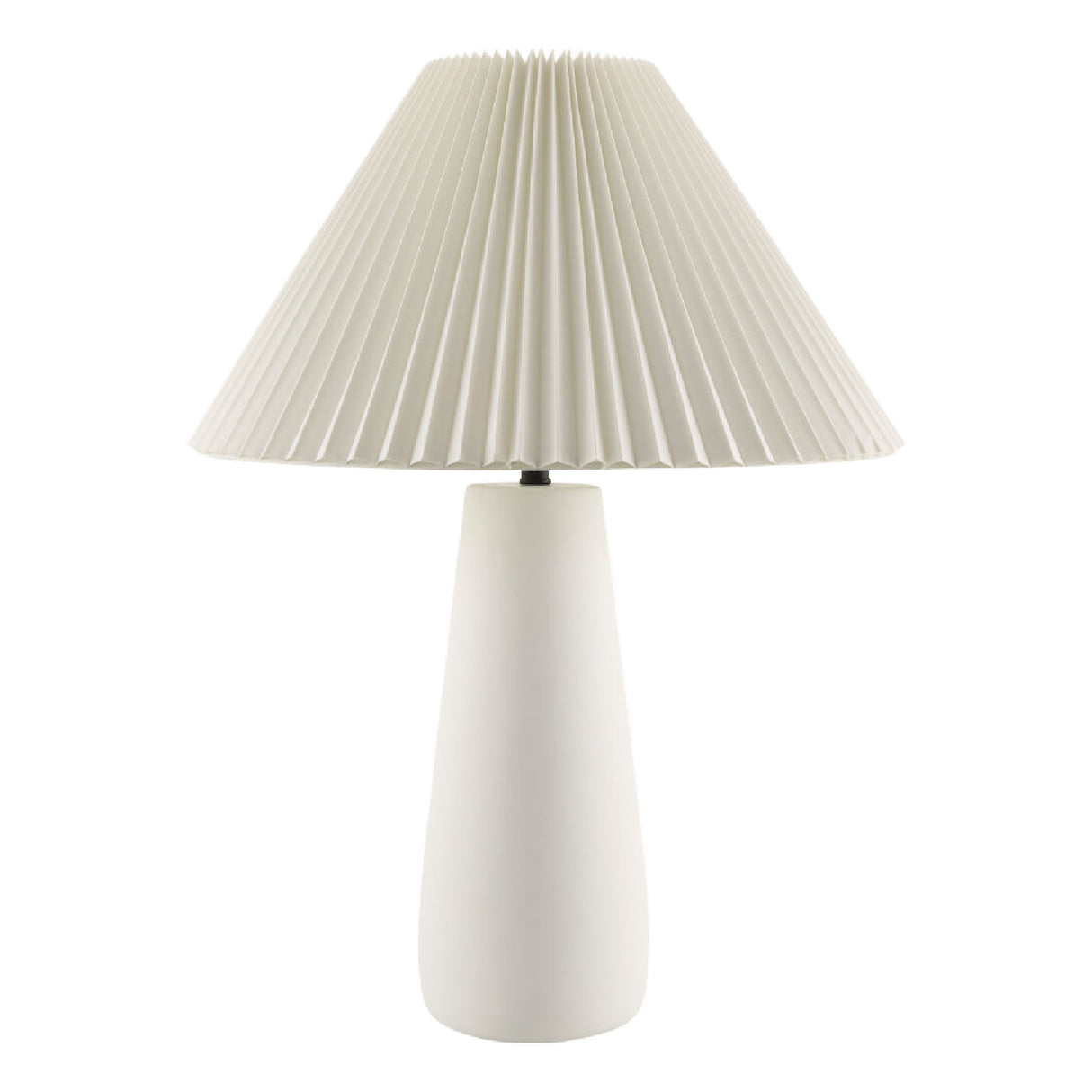   Modern European furniture - Pleated White Cotton Table Lamp - www.oroa.com | Oroa.com