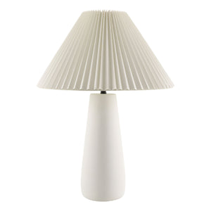   Modern European furniture - Pleated White Cotton Table Lamp - www.oroa.com | Oroa.com