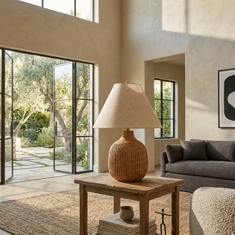   Modern European furniture - Blush Ceramic Accent Table Lamp - www.oroa.com | Oroa.com