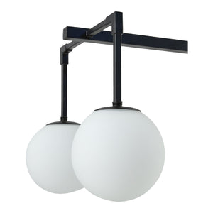   Modern European furniture - White Sphere 6-Light Linear Chandelier - www.oroa.com | Oroa.com