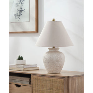   Modern European furniture - Textured Ceramic Accent Table Lamp - www.oroa.com | Oroa.com