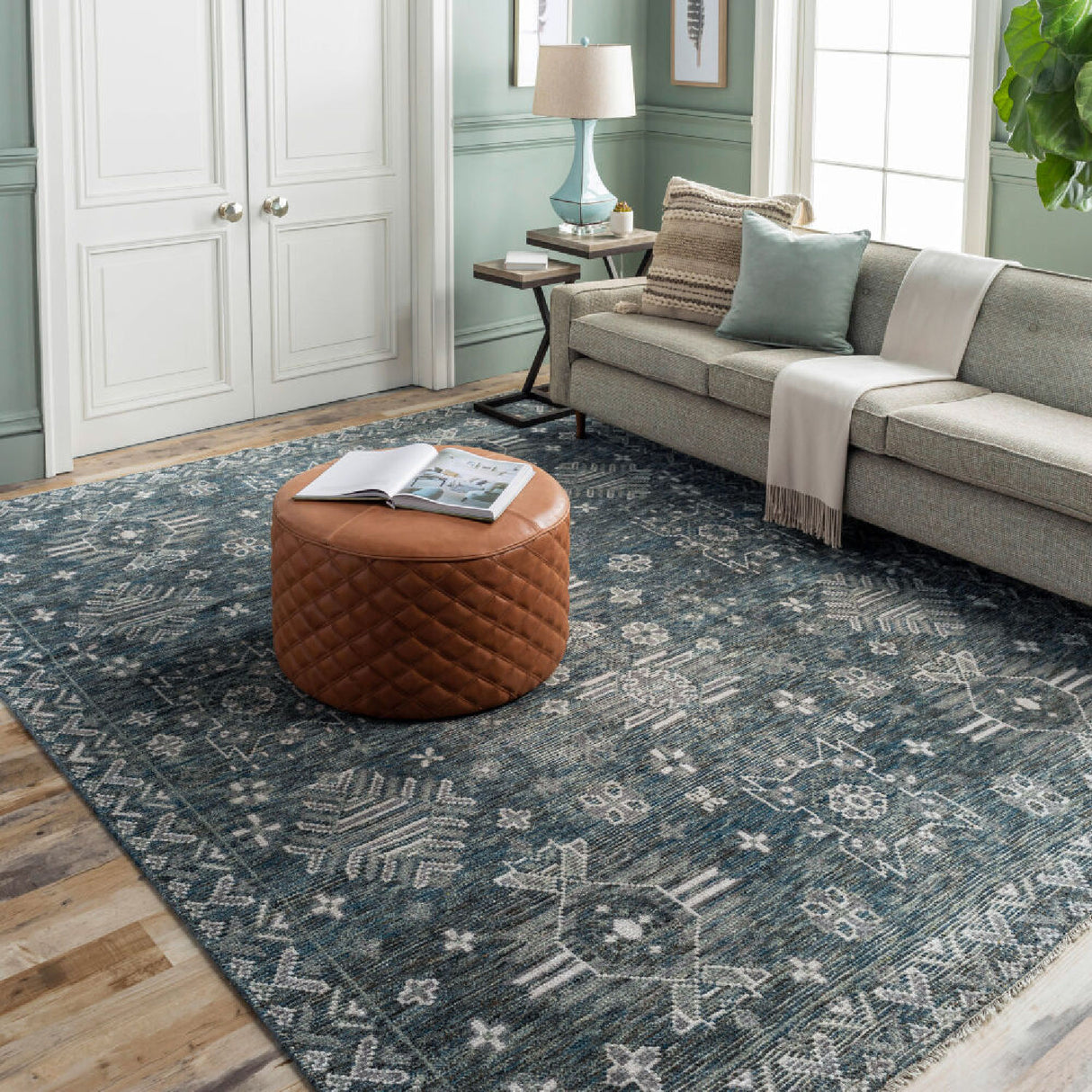   Modern furniture - Patterned Wool Viscose Carpet  - www.oroa.com | Oroa.com