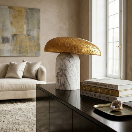   Gold Crackled Shade Table Lamp Modern European furniture - www.oroa.com | Oroa.com
