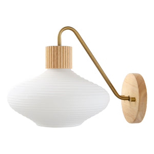   Modern European furniture - White Blown Glass Wall Lamp - www.oroa.com | Oroa.com