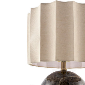   Modern European furniture - Taupe Jute Accent Table Lamp - www.oroa.com | Oroa.com