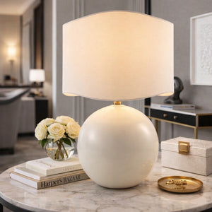   Modern European furniture - Wavy Jute Table Lamp - www.oroa.com | Oroa.com