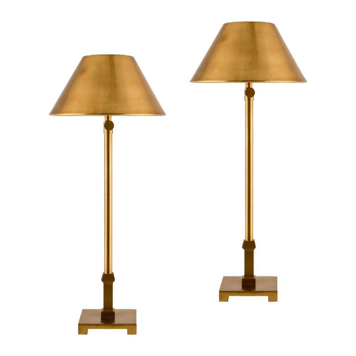   Modern European furniture - Antique Gold Accent Table Lamp (2) - www.oroa.com | Oroa.com
