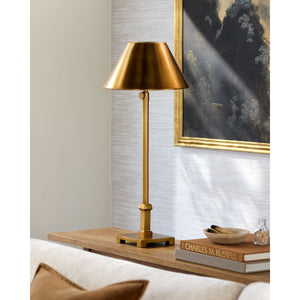   Modern European furniture - Antique Gold Accent Table Lamp (2) - www.oroa.com | Oroa.com