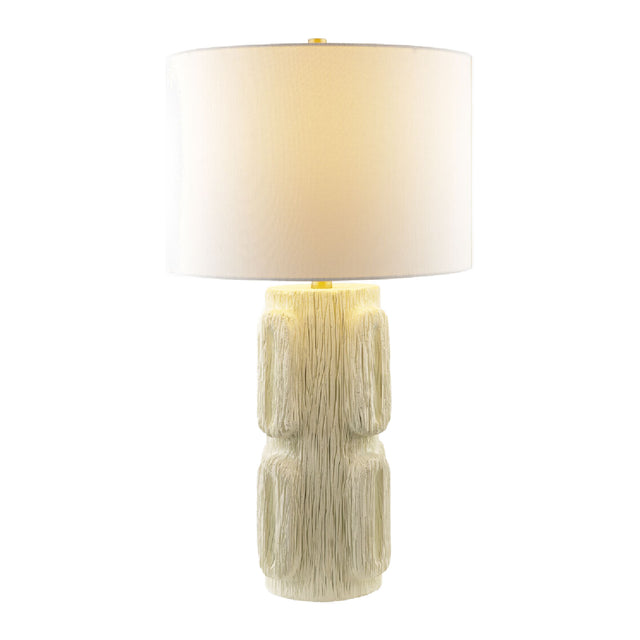 Modern European furniture - Painted Ivory Accent Table Lamp - www.oroa.com