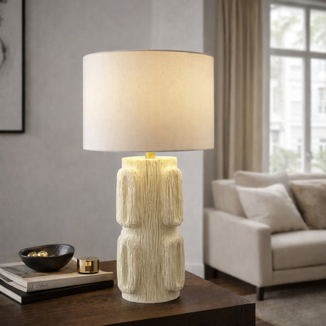   Modern European furniture - Painted Ivory Accent Table Lamp - www.oroa.com | Oroa.com