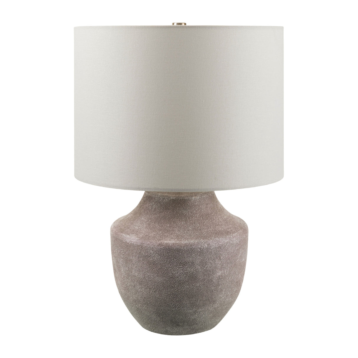   Modern European furniture - Beige Drum Linen Table Lamp S - www.oroa.com | Oroa.com