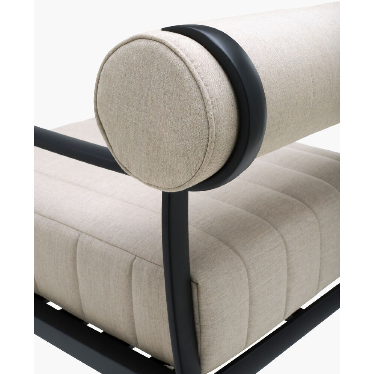   Modern European furniture - Black Aluminum Outdoor Accent Chair - www.oroa.com | Oroa.com