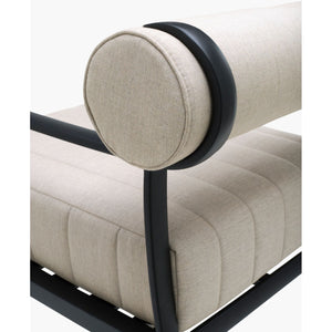   Modern European furniture - Black Aluminum Outdoor Accent Chair - www.oroa.com | Oroa.com