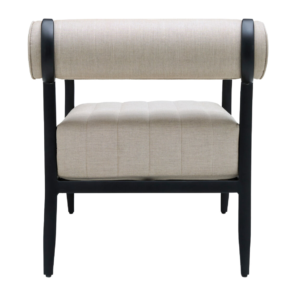   Modern European furniture - Black Aluminum Outdoor Accent Chair - www.oroa.com | Oroa.com