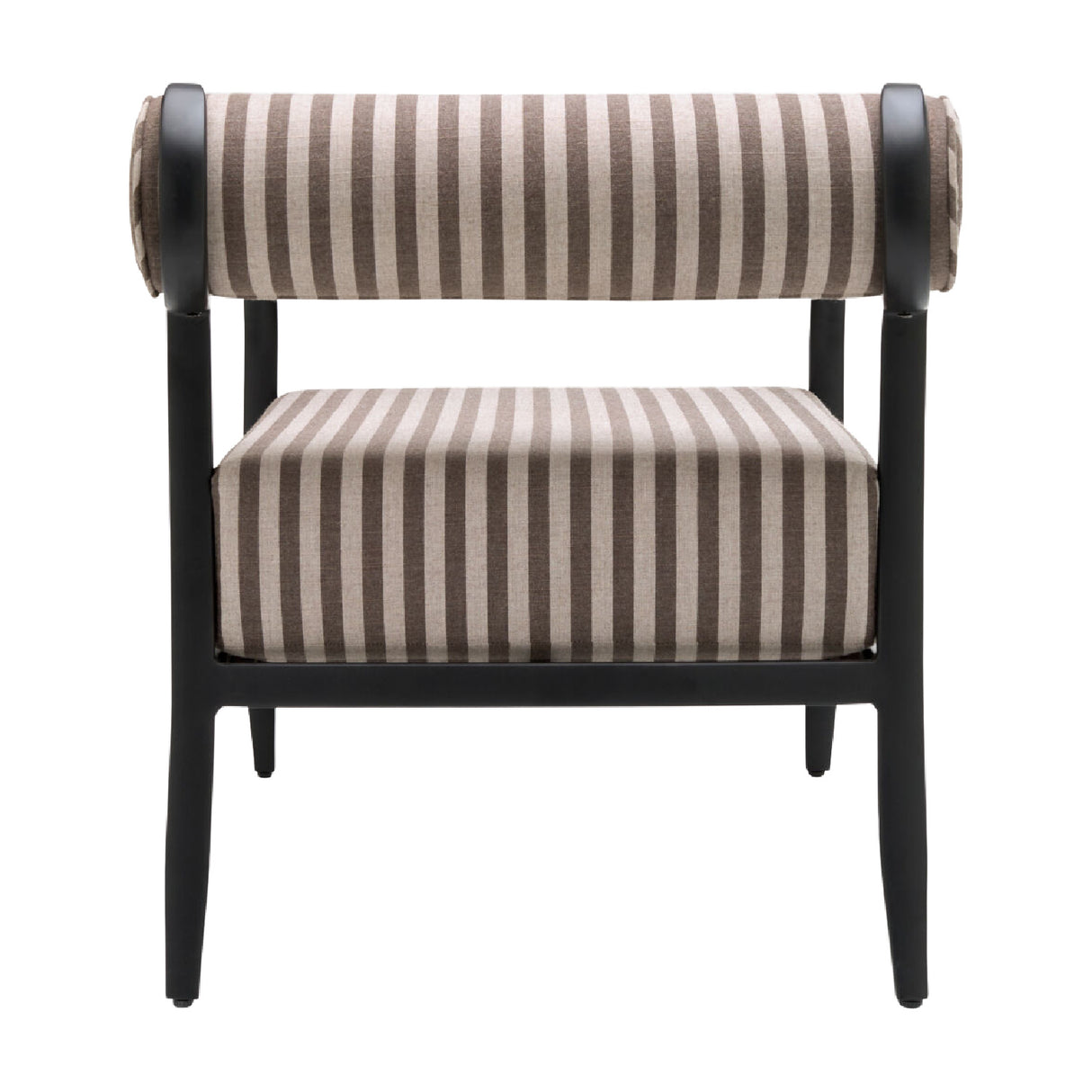   Modern European furniture - Black Aluminum Outdoor Accent Chair - www.oroa.com | Oroa.com