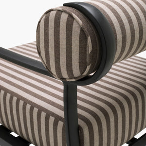   Modern European furniture - Black Aluminum Outdoor Accent Chair - www.oroa.com | Oroa.com