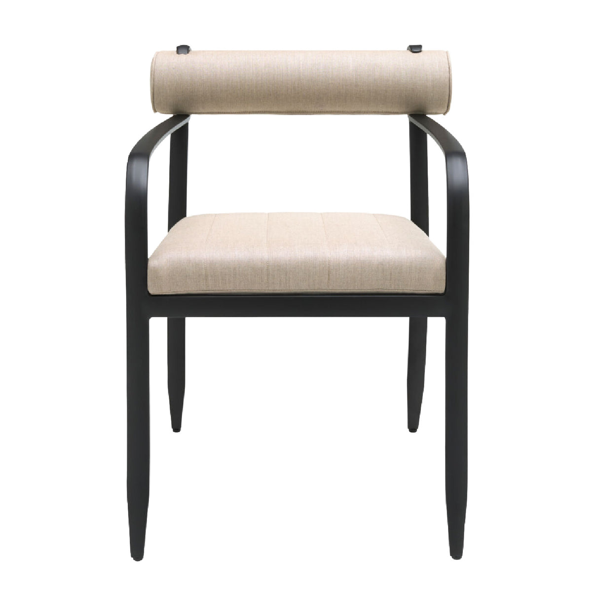   Modern European furniture - Black Aluminum Outdoor Dining Chair - www.oroa.com | Oroa.com