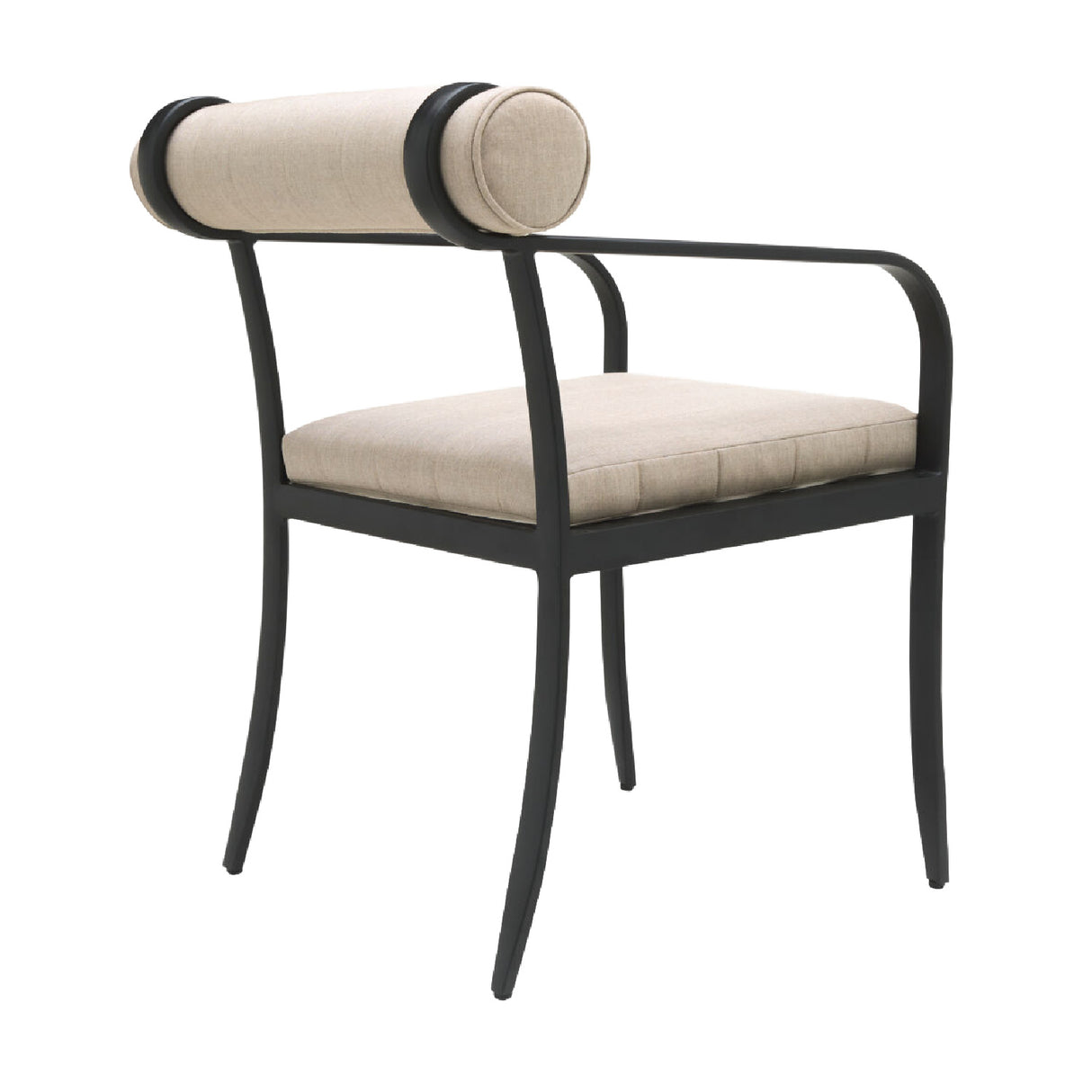   Modern European furniture - Black Aluminum Outdoor Dining Chair - www.oroa.com | Oroa.com