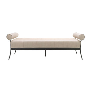   Modern European furniture - Black Aluminum Outdoor Bench - www.oroa.com | Oroa.com