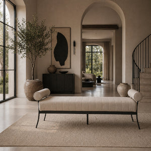   Modern European furniture - Black Aluminum Outdoor Bench - www.oroa.com | Oroa.com