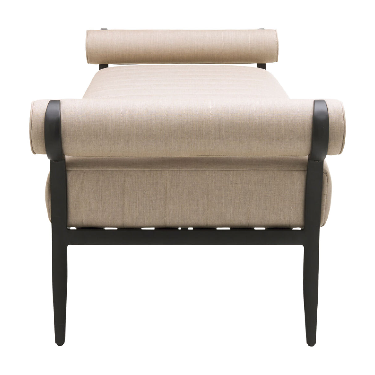   Modern European furniture - Black Aluminum Outdoor Bench - www.oroa.com | Oroa.com