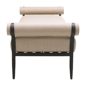   Modern European furniture - Black Aluminum Outdoor Bench - www.oroa.com | Oroa.com