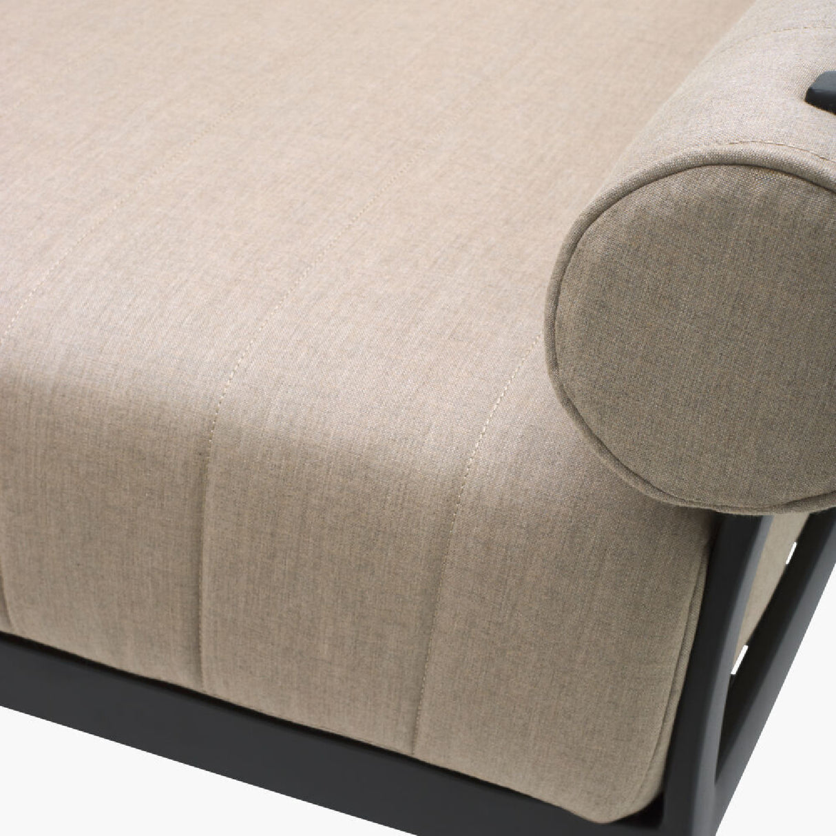   Modern European furniture - Black Aluminum Outdoor Bench - www.oroa.com | Oroa.com